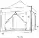 Fig. 15 - Portable room with ceiling pockets