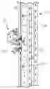 Fig. 01 - Supporting and guiding device for a climbing formwork beam and such beam