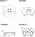 Fig. 10 - Monument cap device comprising a circular lid and an adhering structure