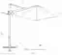 Fig. 01 - Cantilever umbrella