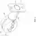 Fig. 02 - Electro-mechanical deadbolt connection to main housing