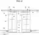Fig. 22 - Insulated doors with restorable breakaway sections
