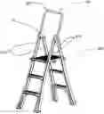Fig. 01 - Ladder with a guardrail
