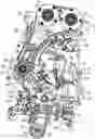 Fig. 01 - Oil supply structure for timing chain system