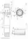 Fig. 37 - Power transmission elements, torque measuring device and freewheel assembly