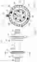 Fig. 40 - Power transmission elements, torque measuring device and freewheel assembly