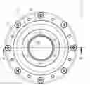 Fig. 44 - Power transmission elements, torque measuring device and freewheel assembly