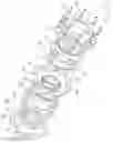 Fig. 46 - Power transmission elements, torque measuring device and freewheel assembly