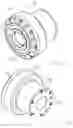 Fig. 47 - Power transmission elements, torque measuring device and freewheel assembly