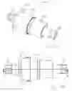 Fig. 49 - Power transmission elements, torque measuring device and freewheel assembly