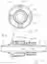 Fig. 50 - Power transmission elements, torque measuring device and freewheel assembly
