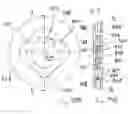 Fig. 70 - Power transmission elements, torque measuring device and freewheel assembly