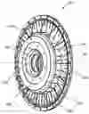 Fig. 01 - Variable pitch stator structure with all blades free to rotate and torque converter with variable pitch stator
