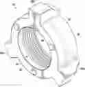 Fig. 01 - Full-root-radius-threaded wing nut having increased wall thickness