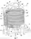 Fig. 02 - Counter-flow heat exchanger with helical passages