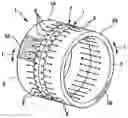 Fig. 01 - Balancing assembly comprising balancing rings for a missile and missile provided with such a balancing assembly