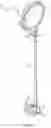 Fig. 05 - Adjustable vanity mirror with hanger bracket and suction cup