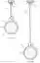 Fig. 12 - Adjustable vanity mirror with hanger bracket and suction cup