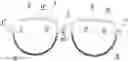 Fig. 01 - Two-piece Spectacles Frame Fitted with a Fixing Device for a Pair of Lenses