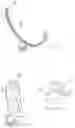 Fig. 08 - Two-piece Spectacles Frame Fitted with a Fixing Device for a Pair of Lenses