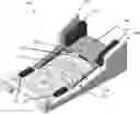 Fig. 01 - Multi-functional surgical foot controller with integrated shroud