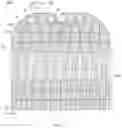 Fig. 18 - Touch panel and touch display device allowing relatively uniform distribution of contact vias across touch electrode blocks