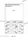 Fig. 12 - Split virtual keyboard on a mobile computing device