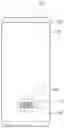 Fig. 01 - Electronic device including sensor placed under display