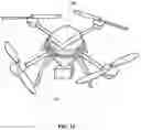 Fig. 12 - Remote sensing architecture utilizing multiple UAVs to construct a sparse sampling measurement matrix for a compressed sensing system