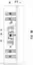Fig. 19 - Semiconductor chip, package structure, and pacakge-on-package structure