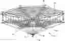 Fig. 01 - Folded rib truss structure for reflector antenna with zero over stretch