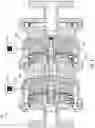 Fig. 14 - Compact, modular, pump or turbine with integral modular motor or generator and coaxial fluid flow