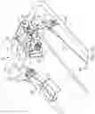 Fig. 11 - Single height adjustment and control assembly for walk-behind outdoor power equipment