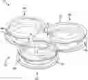 Fig. 01 - Fly fishing strike indicator having multiple trapped air enclosures