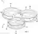 Fig. 02 - Fly fishing strike indicator having multiple trapped air enclosures