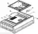 Fig. 01 - Drawer assembly and refrigerating and freezing device with drawer assembly