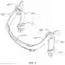 Fig. 04 - Head and Neck Restraining System With An Adjustable Tether and Pressure Distributing Contouring