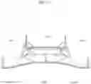 Fig. 14 - Head and Neck Restraining System With An Adjustable Tether and Pressure Distributing Contouring