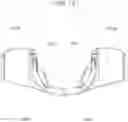 Fig. 15 - Head and Neck Restraining System With An Adjustable Tether and Pressure Distributing Contouring