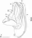 Fig. 15 - Molded footwear upper and method of making same