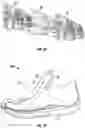 Fig. 17 - Molded footwear upper and method of making same