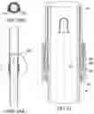 Fig. 26 - Ball Joint Base and Twist Lock for Slideable Concentric Members Adapted for Use in Umbrellas with Extensible Canopy Ribs