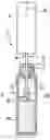 Fig. 01 - Applicator for applying a cosmetic product to keratinous materials