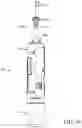 Fig. 71 - Tug activated motorized window covering having an external battery tube