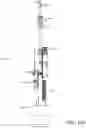 Fig. 79 - Tug activated motorized window covering having an external battery tube