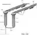 Fig. 81 - Tug activated motorized window covering having an external battery tube