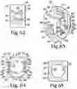 Fig. 18 - Bone anchor insert with rotation blocking extensions and tool forced displacement