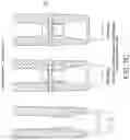 Fig. 10 - Osseointegrated implant assembly having transverse through-openings, and systems and methods of using same