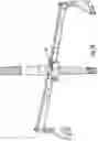 Fig. 23 - Adjustable bracket and hub for flexible hose support