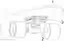 Fig. 01 - Resistance strain sheet, sensing assembly, force sensor and skateboard
